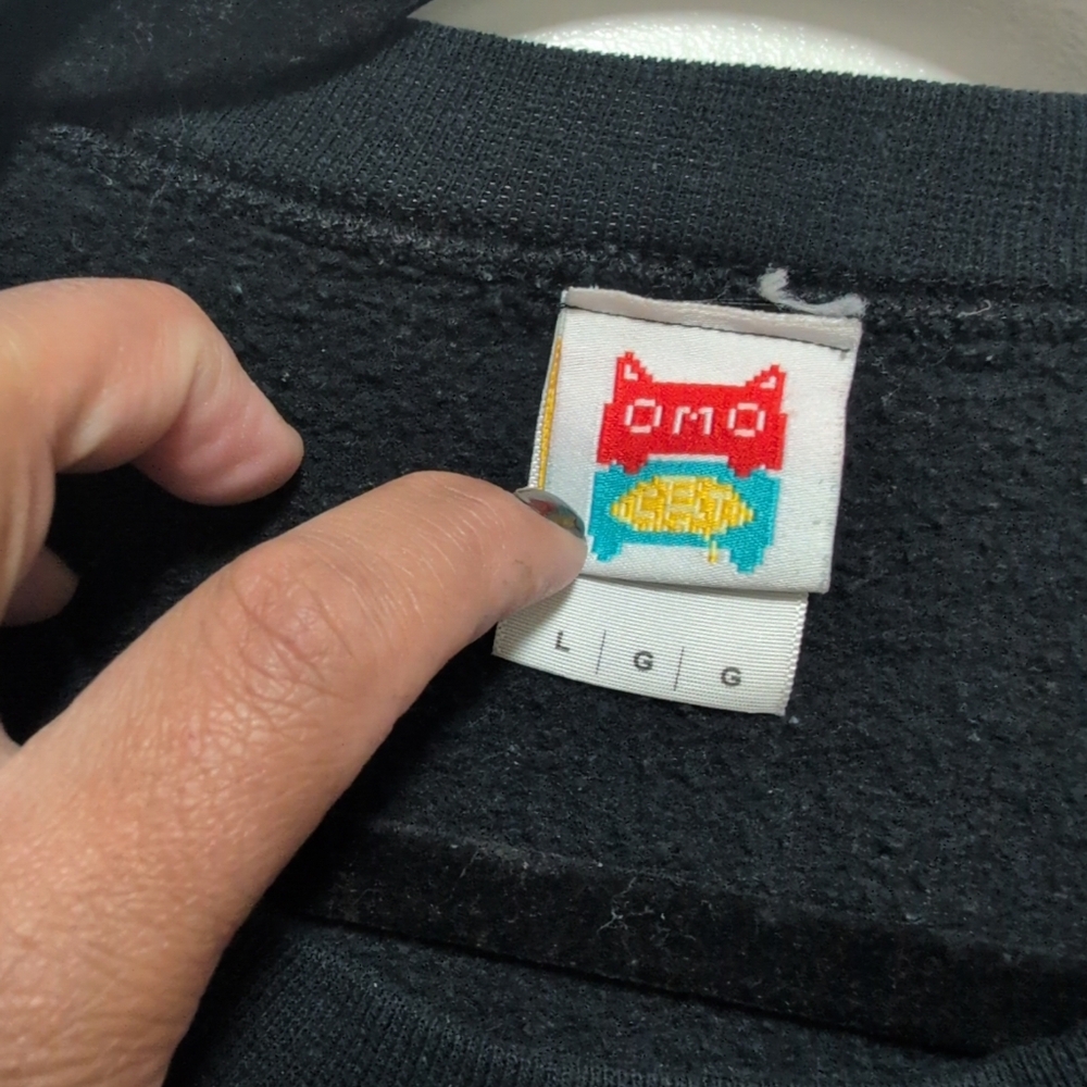 OMOCAT Fudanshi Anime Sweater Crewneck Size Large - Picture 4 of 15